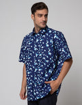Cole Lengan Pendek Shirt Print Regular