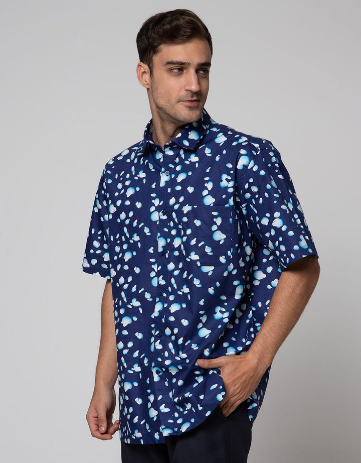 Cole Short Sleeve Shirt Print Regular