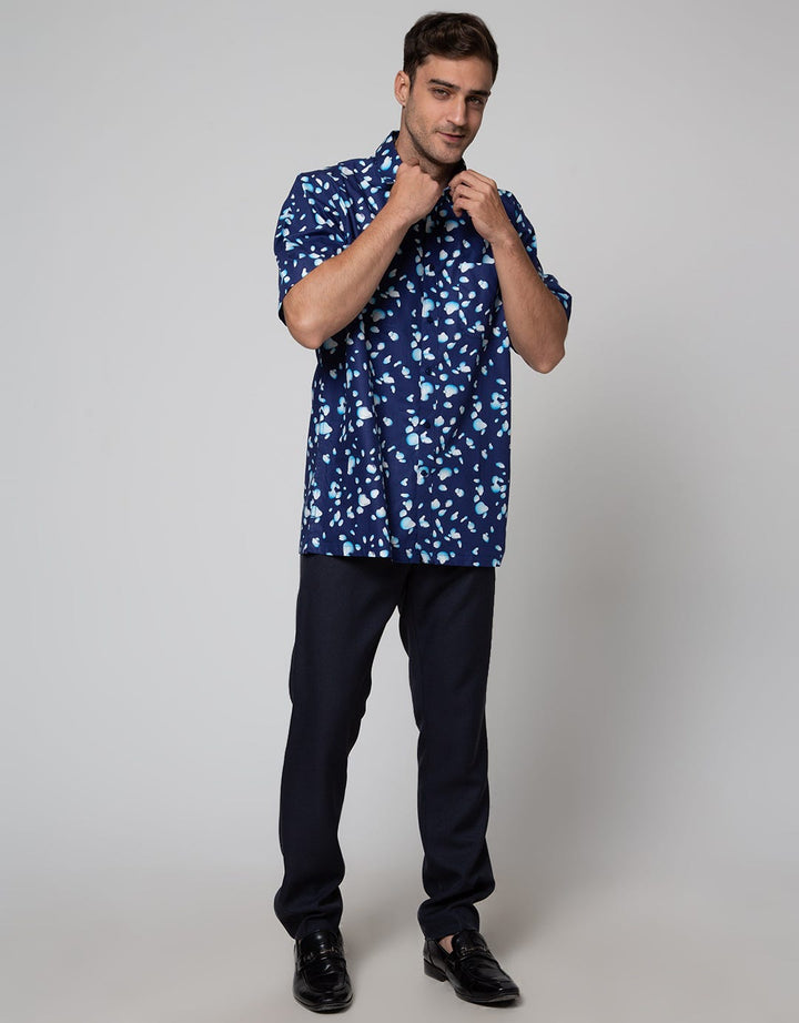 Cole Short Sleeve Shirt Print Regular