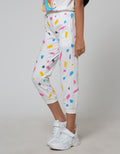 Little M Jogger Knit Full Print Grafitti