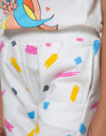 Little M Jogger Knit Full Print Grafitti