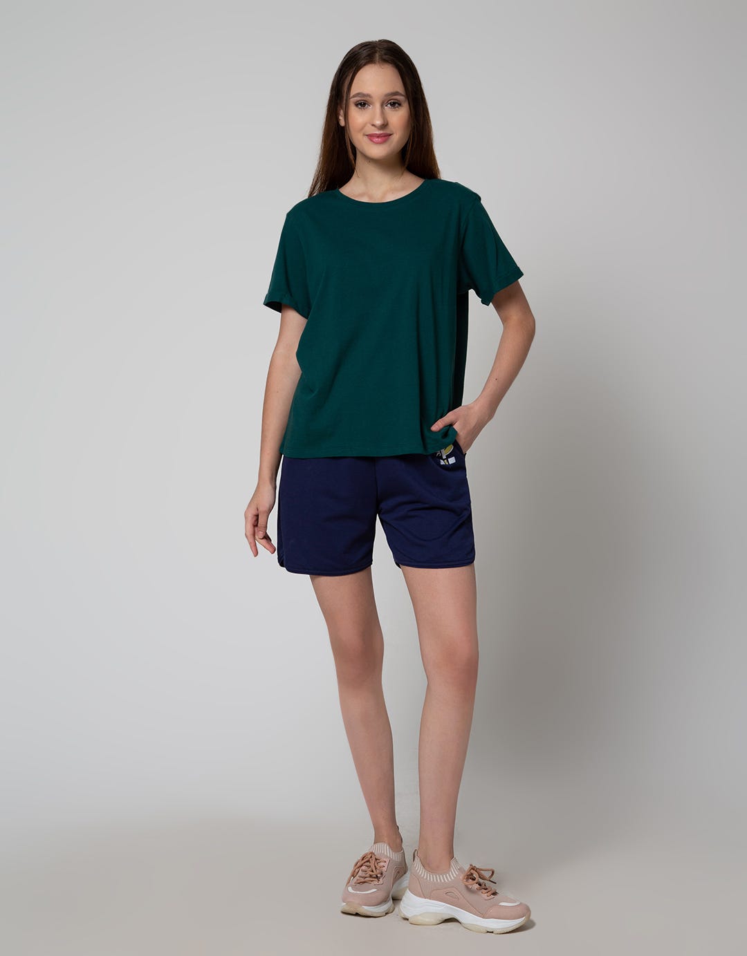 Nevada Short Pants Terry Solid Smile