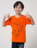 Little M Dino Print Kaos Anak Laki-laki