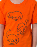 Little M Dino Print Kaos Anak Laki-laki