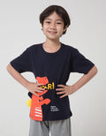 Little M Roar Dino Kaos Anak Laki-laki