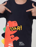 Little M Roar Dino Kaos Anak Laki-laki