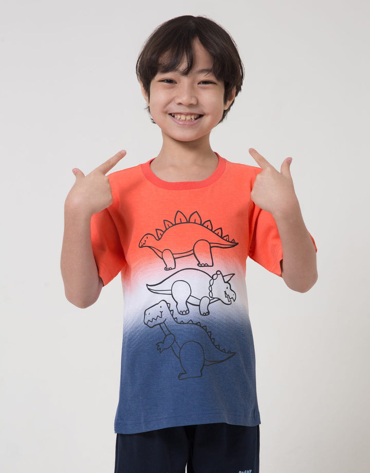 Little M Ombre Dino Boys T-Shirt