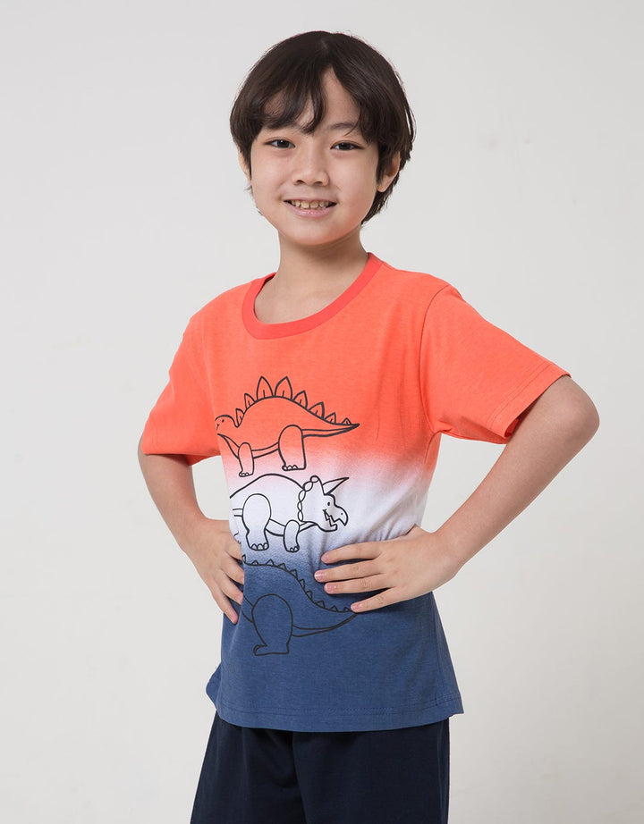 Little M Ombre Dino Boys T-Shirt