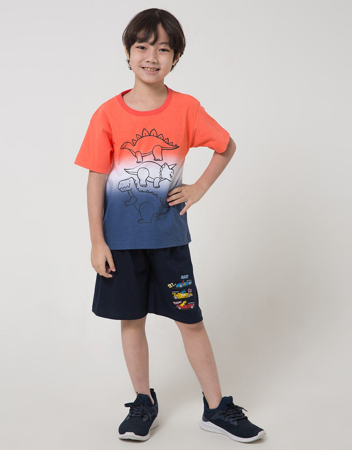 Little M Ombre Dino Boys T-Shirt