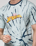 Marvel Spiderman Tie Dye Branding Short Sleeve T-Shirt