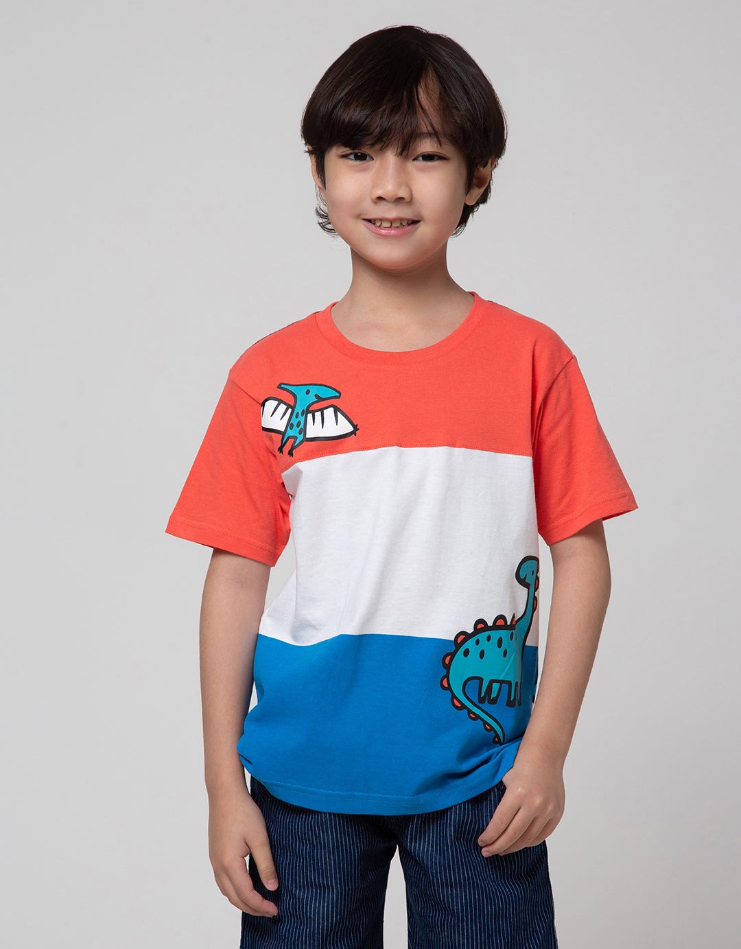 Little M Dino Sewn Boys T-Shirt