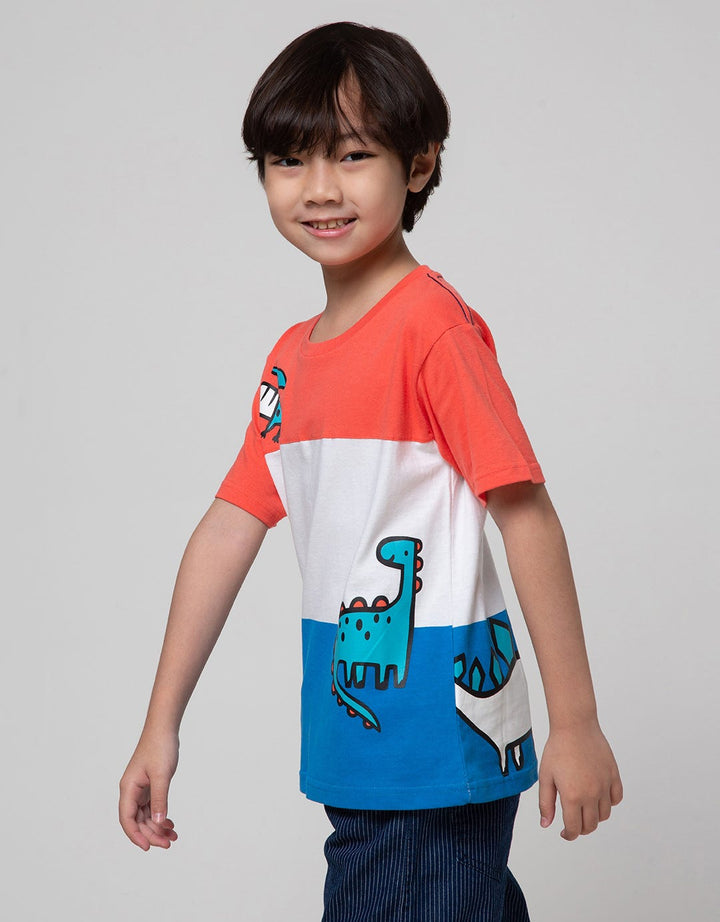 Little M Dino Sewn Boys T-Shirt