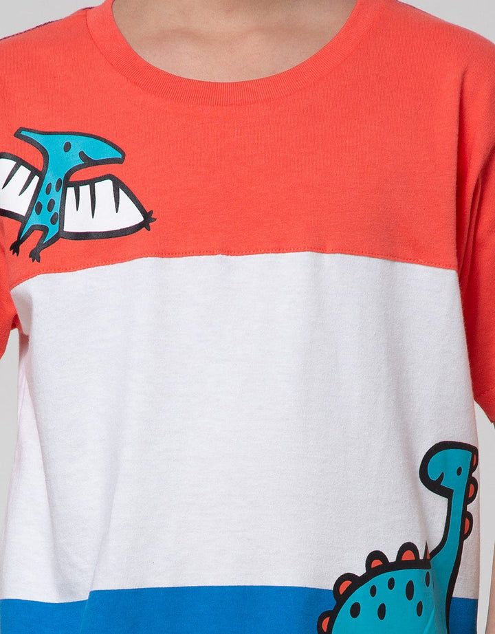 Little M Dino Sewn Boys T-Shirt