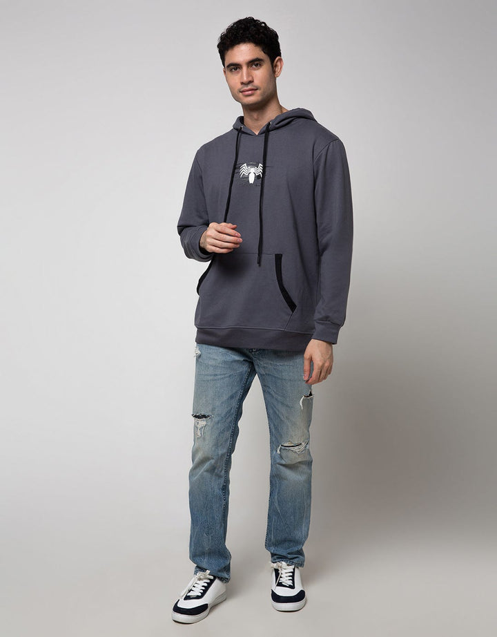 Marvel Venom Backprint Sweater Pria