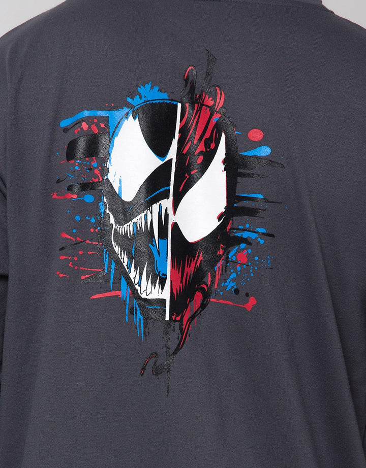 Marvel Venom Backprint Sweater Pria