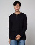 Cole Long Sleeve T-Shirt Henley Komb Plakat
