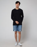 Cole Long Sleeve T-Shirt Henley Komb Plakat