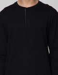 Cole Long Sleeve T-Shirt Henley Komb Plakat