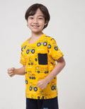 Little M Tractor Pocket Kaos Anak Laki-laki