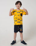 Little M Tractor Pocket Kaos Anak Laki-laki