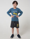 Little M Excavator Sweater Anak Laki-laki