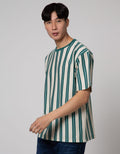 Nevada Short Sleeve T-Shirt Oversized Stripe Vertical