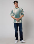 Nevada Short Sleeve T-Shirt Oversized Stripe Vertical