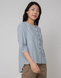 Triset Ladies Wrinkle Sleeve Blouse for Women