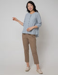 Triset Ladies Wrinkle Sleeve Blouse for Women
