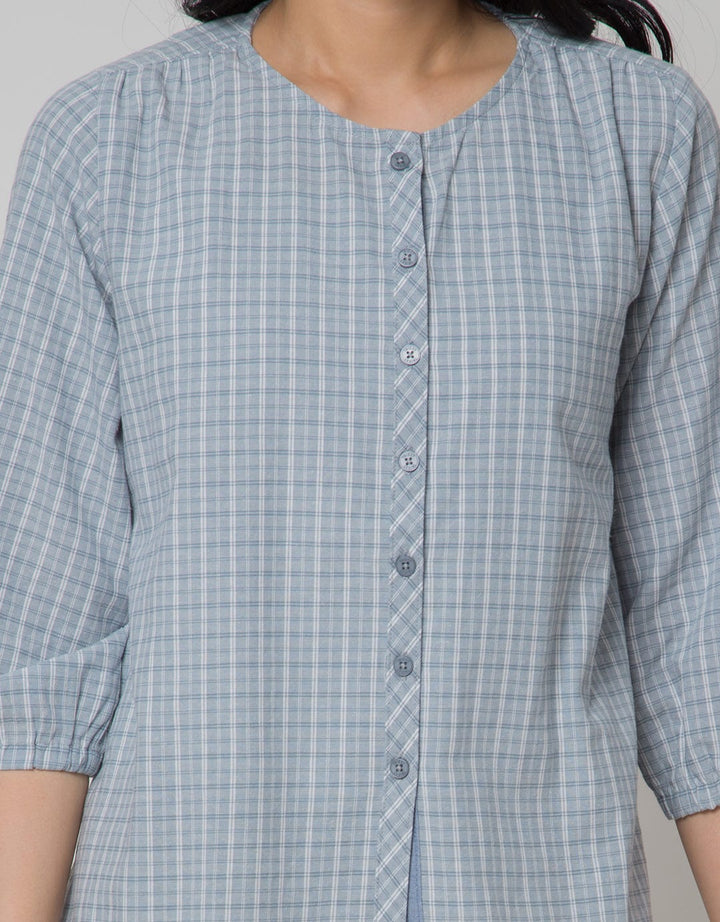 Triset Ladies Wrinkle Sleeve Blouse for Women
