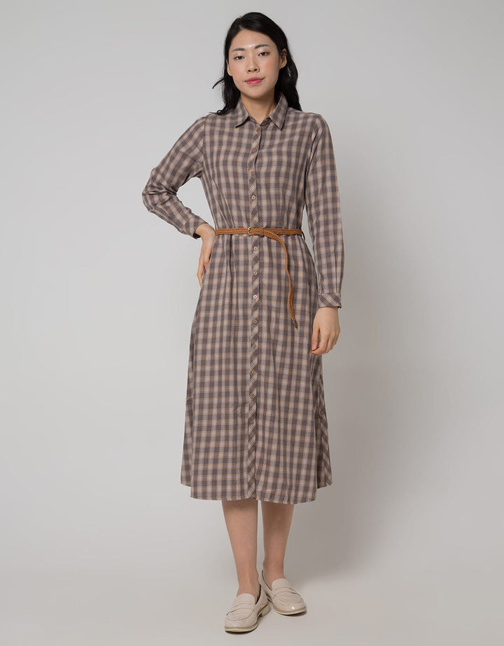 Triset Ladies Dress Print Check