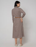 Triset Ladies Dress Print Check