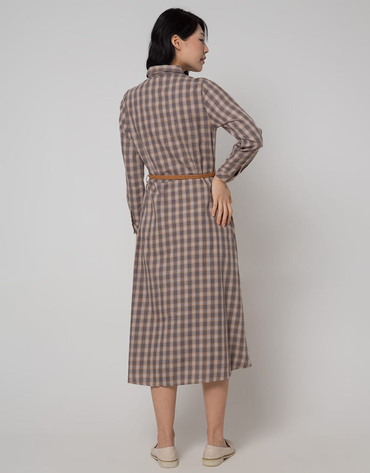 Triset Ladies Dress Print Check