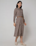 Triset Ladies Dress Print Check