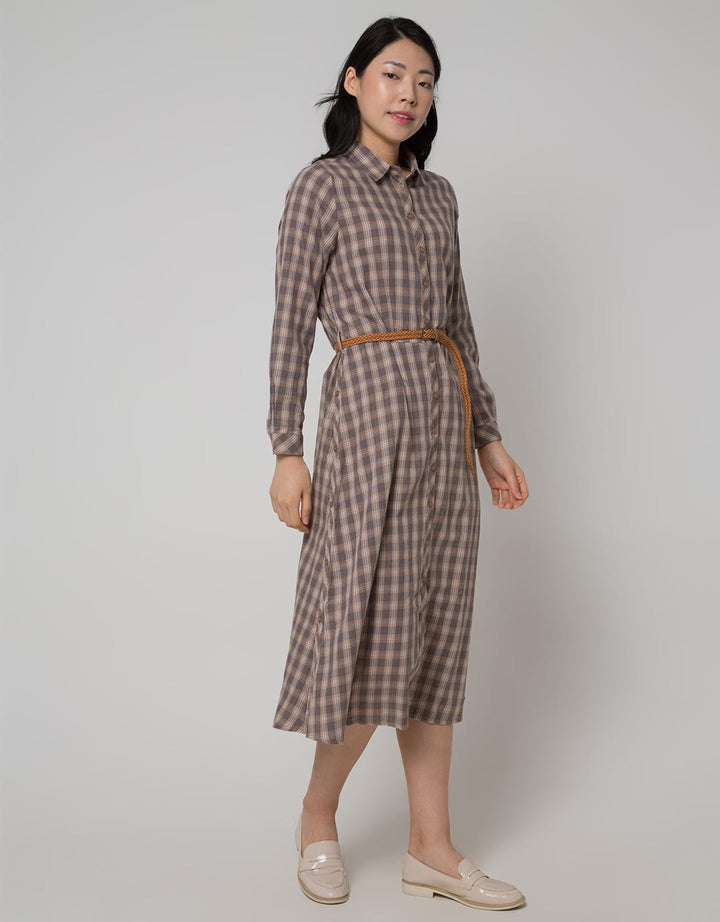 Triset Ladies Dress Print Check