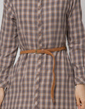 Triset Ladies Dress Print Check