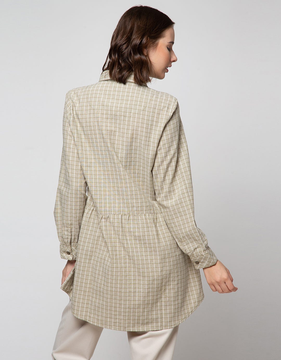 Triset Ladies Mini Checks Women's Blouse