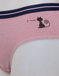 Nevada Midi Briefs Panty Print Cat Silhouette