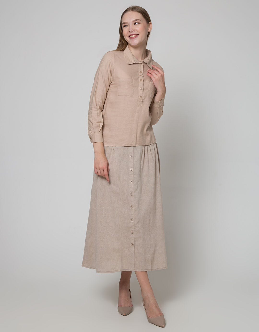 Triset Plain Simple Blouse Women