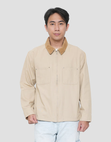 SUKO JAKET CORDUROY COLAR PRIA