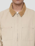SUKO JAKET CORDUROY COLAR PRIA