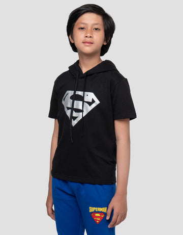 CHARACTER SUPERMAN KAOS HOODIE ANAK LAKI-LAKI