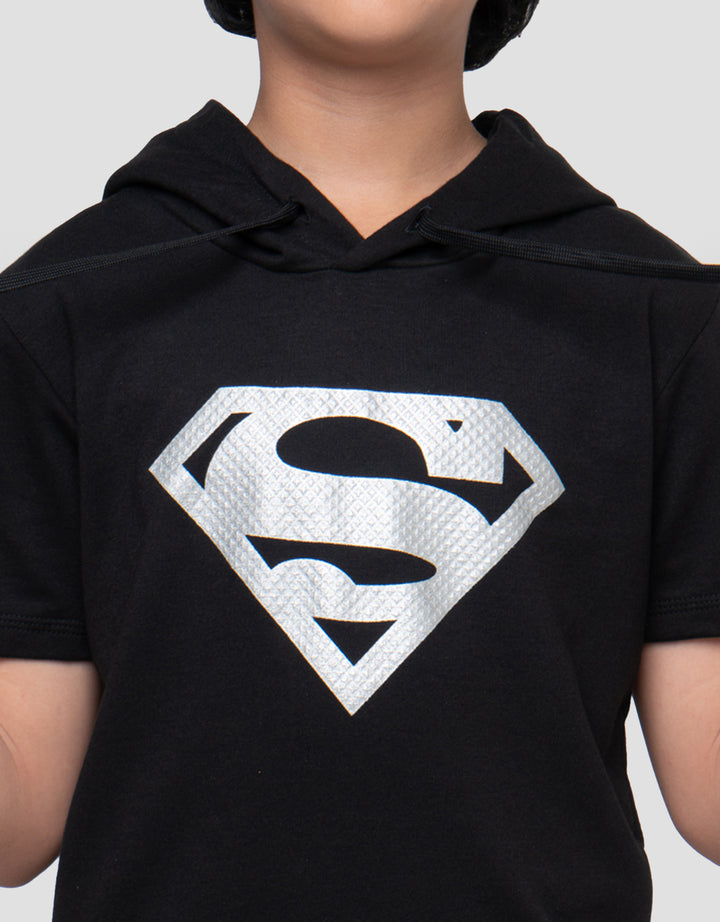 CHARACTER SUPERMAN KAOS HOODIE ANAK LAKI-LAKI
