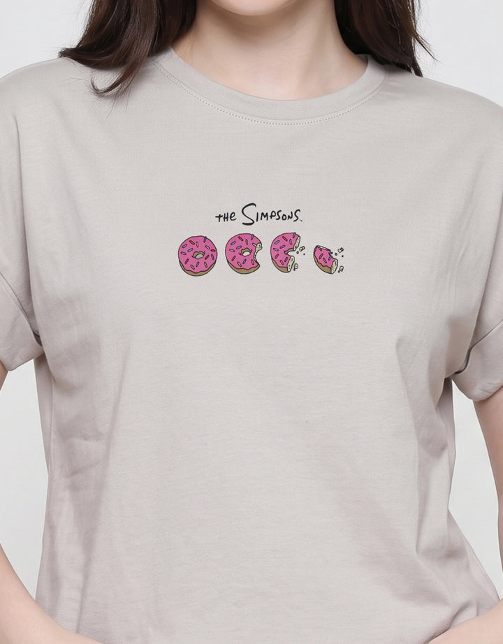 SUKO THE SIMPSONS PRINT FOOD SETELAN PIYAMA WANITA