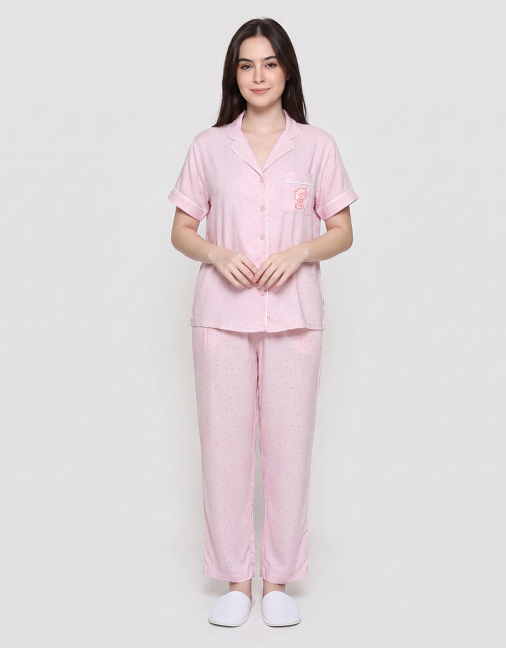 SUKO THE SIMPSONS PRINT LISA SETELAN PIYAMA WANITA
