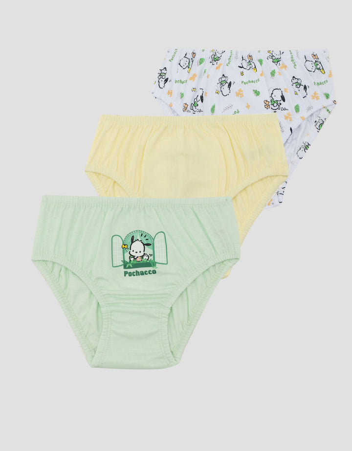 CHARACTER POCHACCO FIRLS CELANA DALAM PACK OF 3 ANAK PEREMPUAN