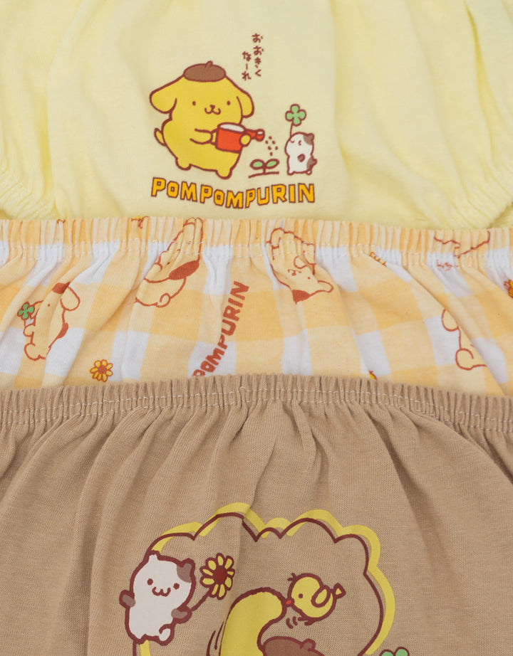 CHARACTER PACK OF 3 POPOMPURIN CELANA DALAM ANAK PEREMPUAN