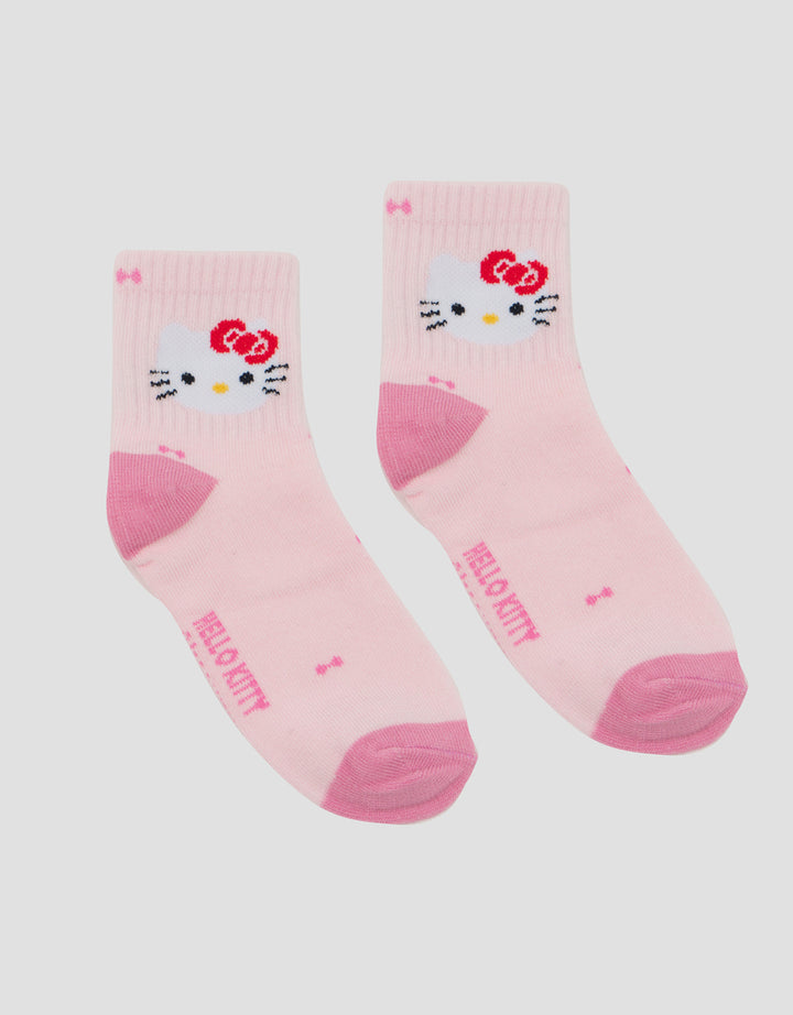 CHARACTER SANRIO HELLO KITTY RIBBON KAUS KAKI ANAK PEREMPUAN