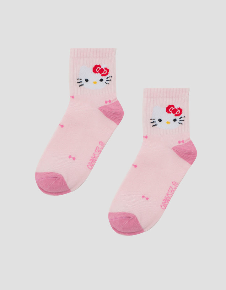 CHARACTER SANRIO HELLO KITTY RIBBON KAUS KAKI ANAK PEREMPUAN