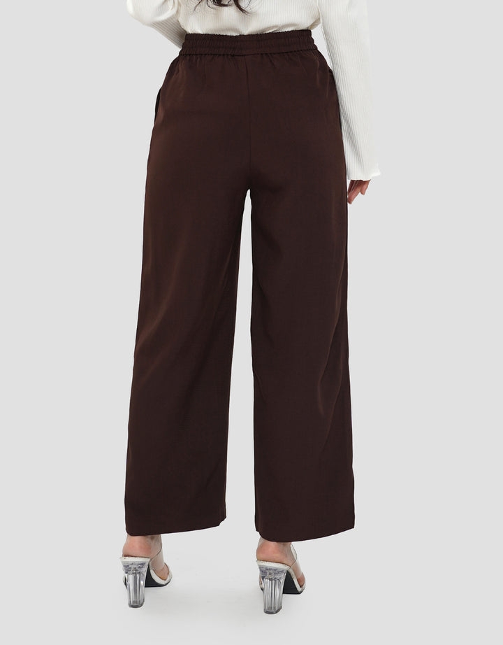 CONNEXION DRAWSTRING LOOSE FIT CELANA PANJANG WANITA